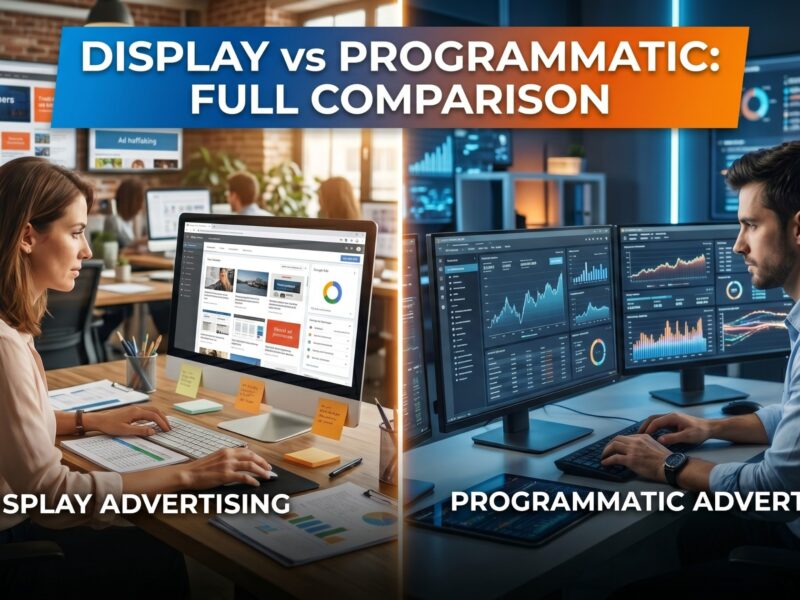Display vs. Programmatic ad strategy