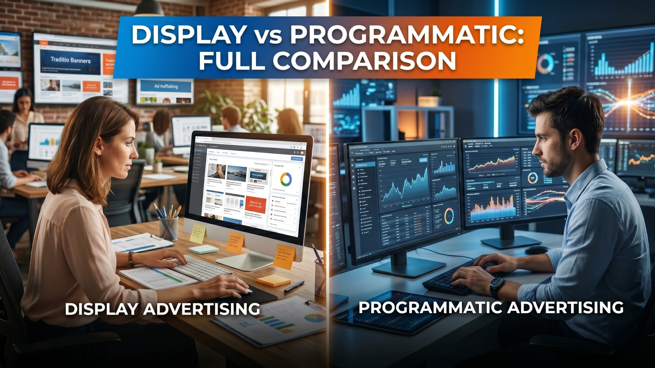 Display vs. Programmatic ad strategy